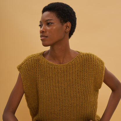 Miracle Vest | Baby Llama | Mustard