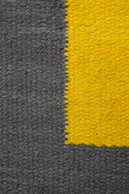 Alfombra Algarrobo | Oveja | Gris, Azul y Amarillo