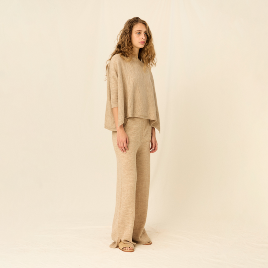 Sweater Fadriana | Baby Llama & Merino | Lágrima