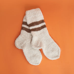 Marco Stockings | Baby Llama | Natural &amp; Brown