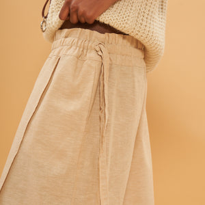 Irina skirt Linen | Sand