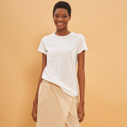 Sara T-shirt | Cotton | White