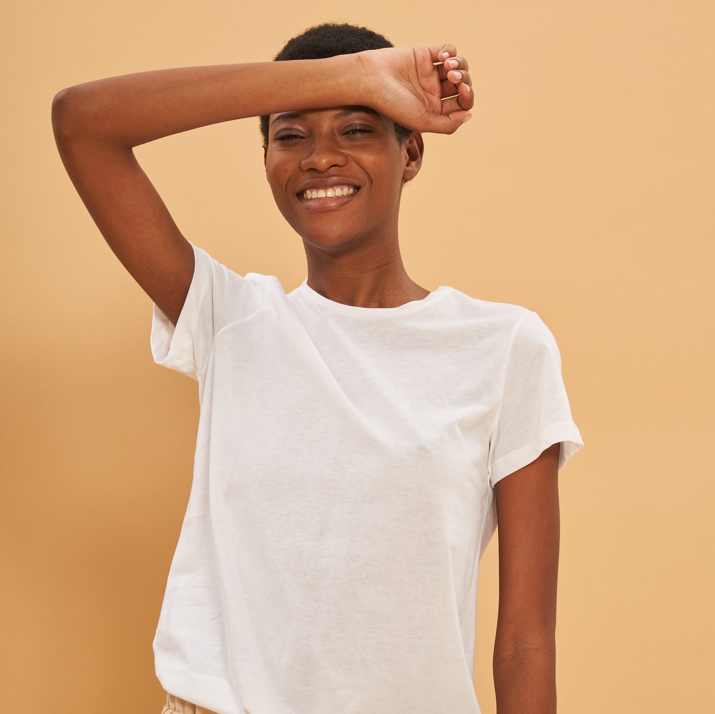 Sara T-shirt | Cotton | White