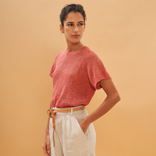 Remera Pia | 42% Llama, 42% Lana Merino, 16% Algodón