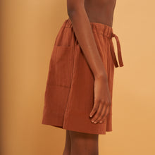 Short Saida | Cotton | Brown