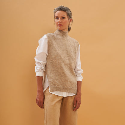 Elisea Vest | Llama and Merino | Tear