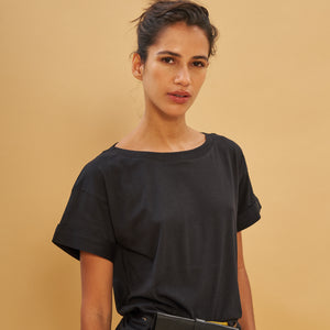 Mara T-shirt | Organic Cotton | Black 