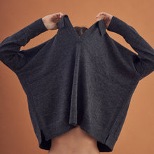 Sweater Monsieur | Baby Alpaca | Gris Oscuro