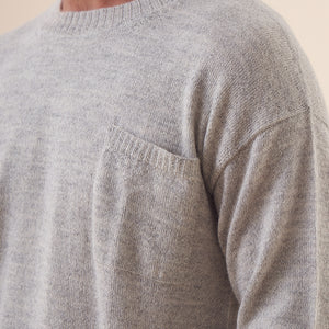 Sweater Paul | Baby Alpaca | Gris Claro