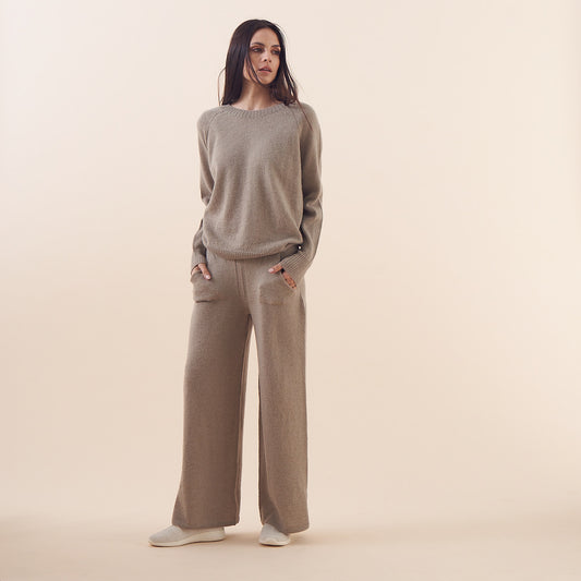Pantalón Antonia | Llama & Merino | Gris