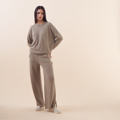 Clara Sweater | Llama & Merino | Grey