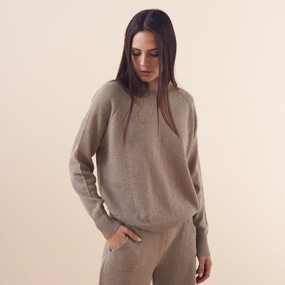 Clara Sweater | Llama & Merino | Grey