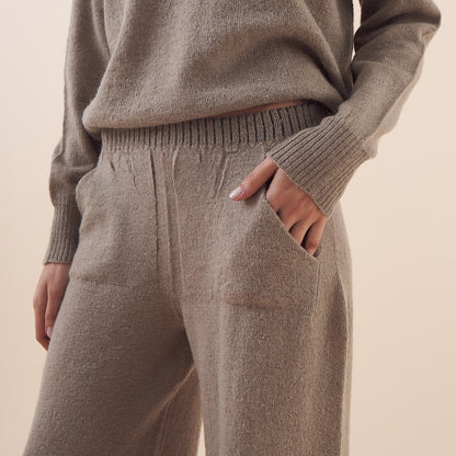 Pantalón Antonia | Llama & Merino | Gris