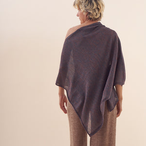 Poncho Faplana | Baby Alpaca | Lavender 