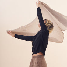 Ayekan Shawl | Baby Alpaca | Gray &amp; Lavender 