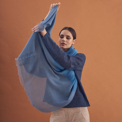 Chal Amathilde | Baby Alpaca | Azul