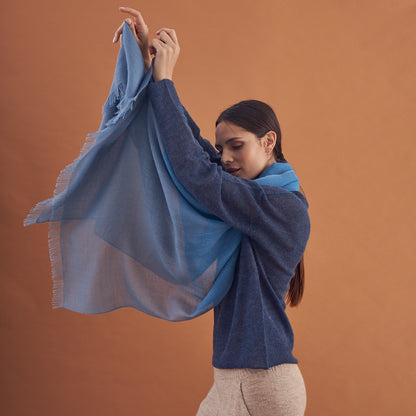 Chal Amathilde | Baby Alpaca | Azul