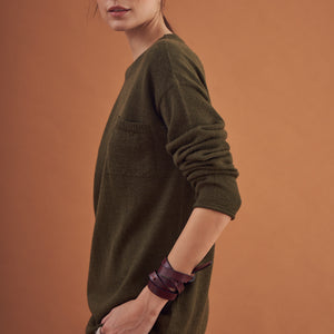 Sweater Paul | Baby Alpaca | Verde