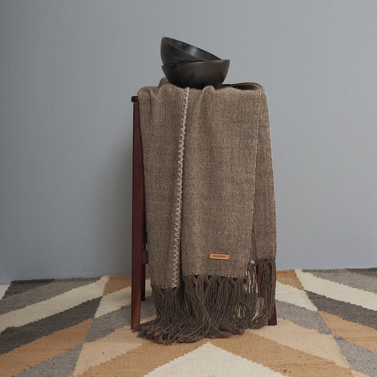 Double Blanket | Baby Llama | Natural colors