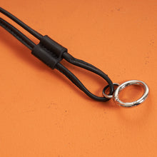 Maiu Keychain | Vegetable tanned leather | Black