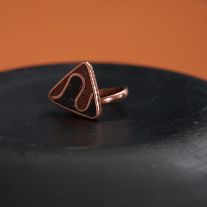 Anillos Dominique | Cobre y piedra natural | Varios Colores