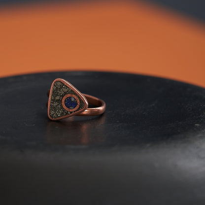 Anillos Dominique | Cobre y piedra natural | Varios Colores