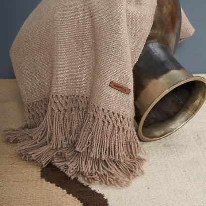 Manta Nicolasa | Baby Llama | Beige & Natural