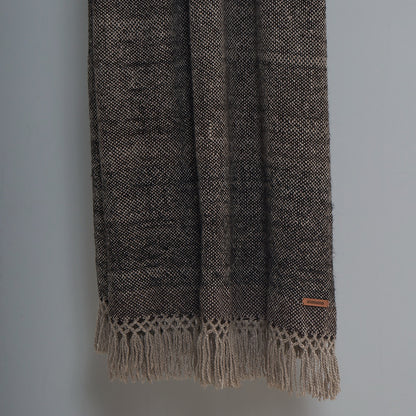 Manta Nicolasa | Baby Llama | Gris & Negro