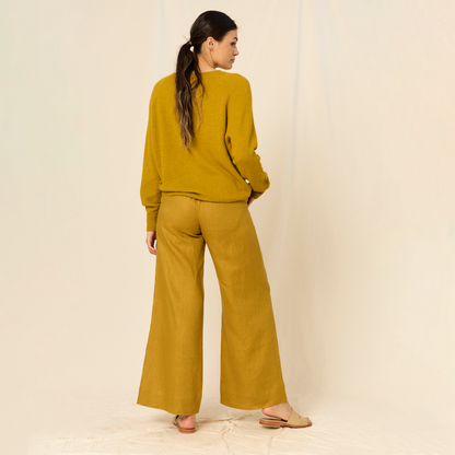 Sweater Clara | Llama & Merino | Maíz