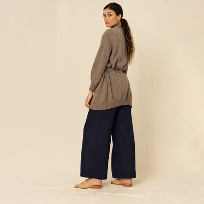 Tapado Chiara | Llama, Merino & Algodón | Taupe