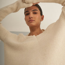 Augusta Sweater | Llama, Merino &amp; Cotton | Natural