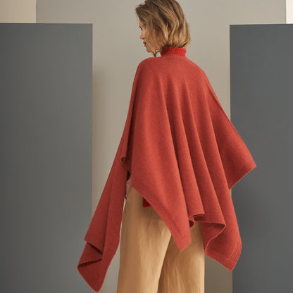 Ruana Marina | Llama & Merino | Teja