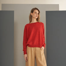 Clara Sweater | Llama &amp; Merino | Tomato