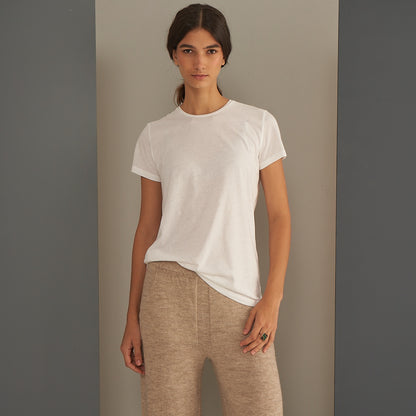 Sara T-shirt | Cotton | White
