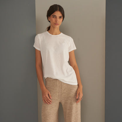 Sara T-shirt | Cotton | White