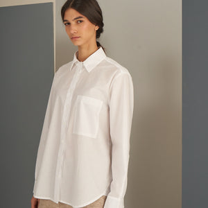 Camisa Franca | Algodón | Blanco