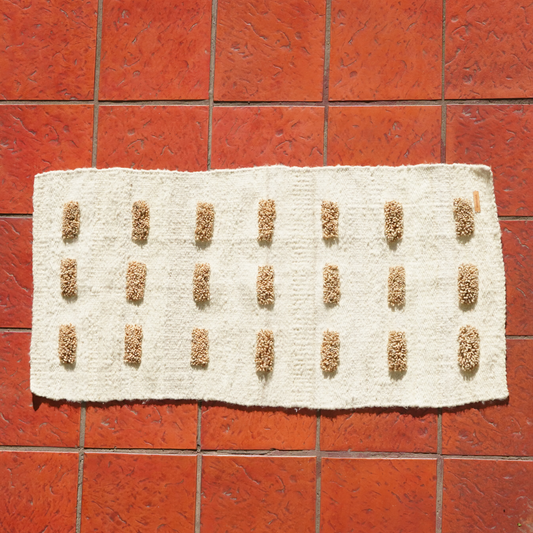 Alfombra Texturas  | Oveja | Natural y Beige