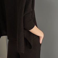 Sweater Fadriana | Baby Llama & Merino | Negro