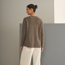 Augusta Sweater | Llama, Merino &amp; Cotton | Grey