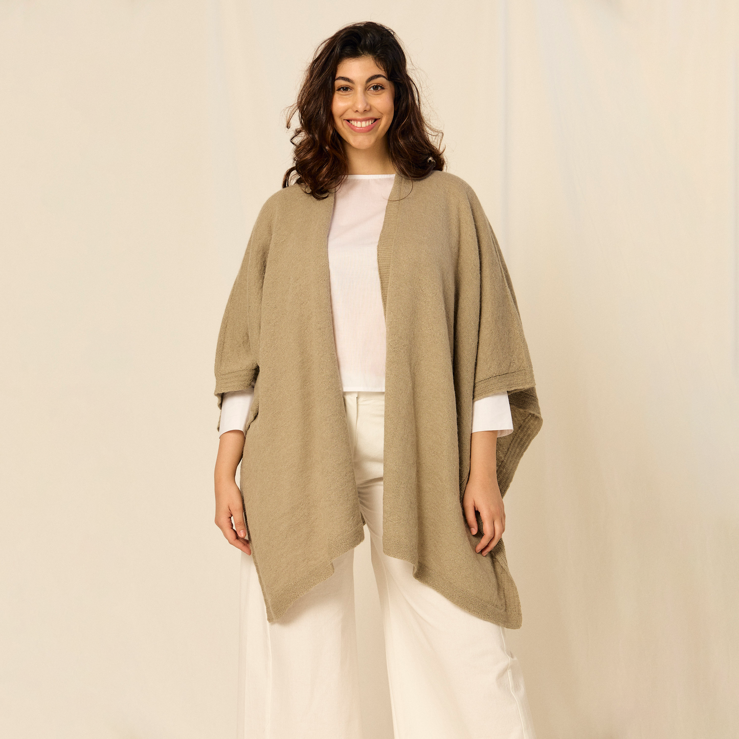 Ruana Marina | 50% Llama, 50%  Lana Merino