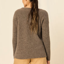 Augusta Sweater | Llama, Merino &amp; Cotton | Taupe