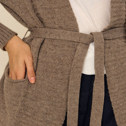 Tapado Chiara | Llama, Merino & Algodón | Taupe
