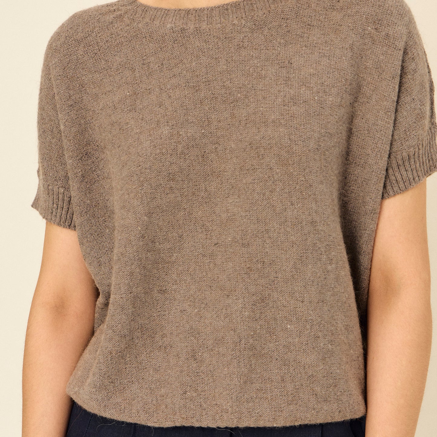 Sweater Nicasia | Llama, Merino & Algodón | Camel