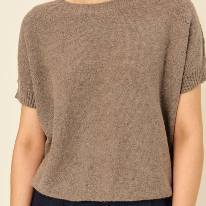 Sweater Nicasia | Llama, Merino & Algodón | Camel