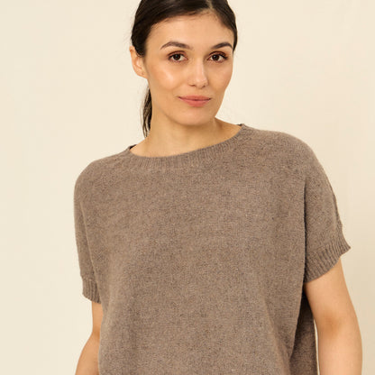 Sweater Nicasia | Llama, Merino & Algodón | Camel