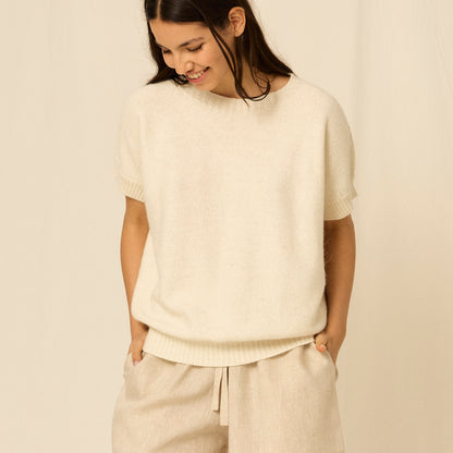 Sweater Nicasia | Llama, Merino & Algodón | Camel