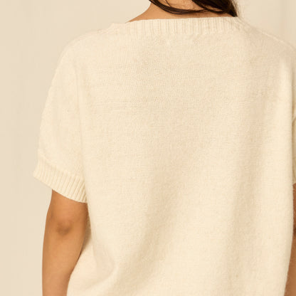 Sweater Nicasia | Llama, Merino & Algodón | Camel