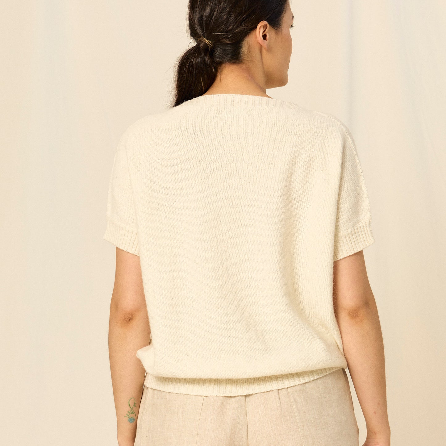 Sweater Nicasia | Llama, Merino & Algodón | Camel