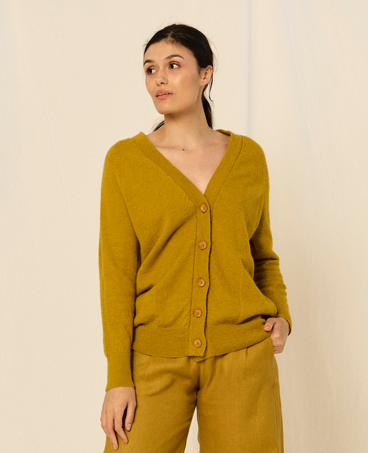 Cárdigan Andrea | 50% Llama, 50% Lana Merino