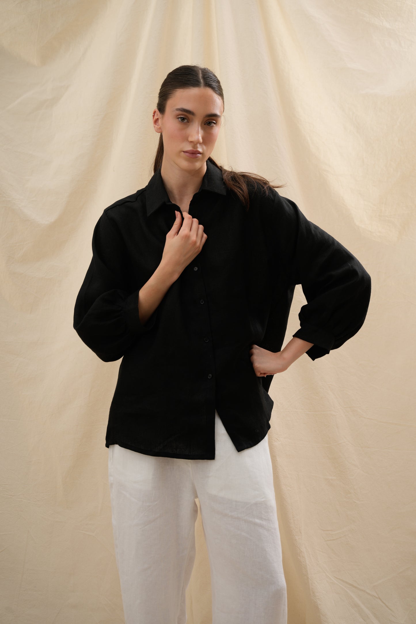 Camisa Jazmín | 100% Lino l YVOTY